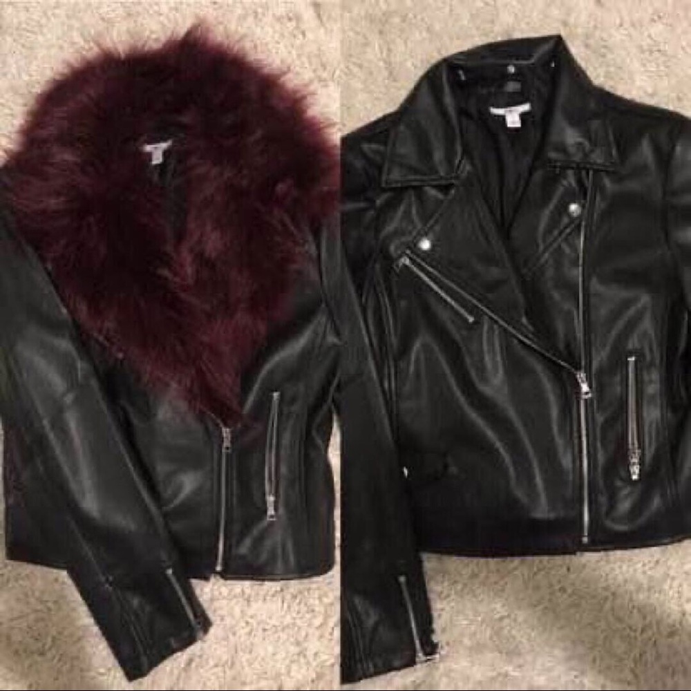 High End Women’s Large Leather Jacket NWTA